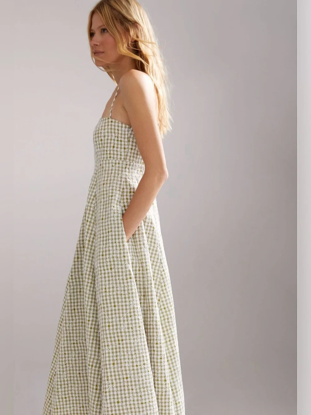 En Saison A-Line Maxi Dress | Size Medium - Picture 3 of 9
